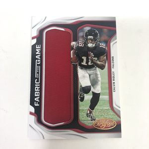 2019 Calvin Ridley Panini Certified Fabric Of The Game, Patch /299 FG-CR